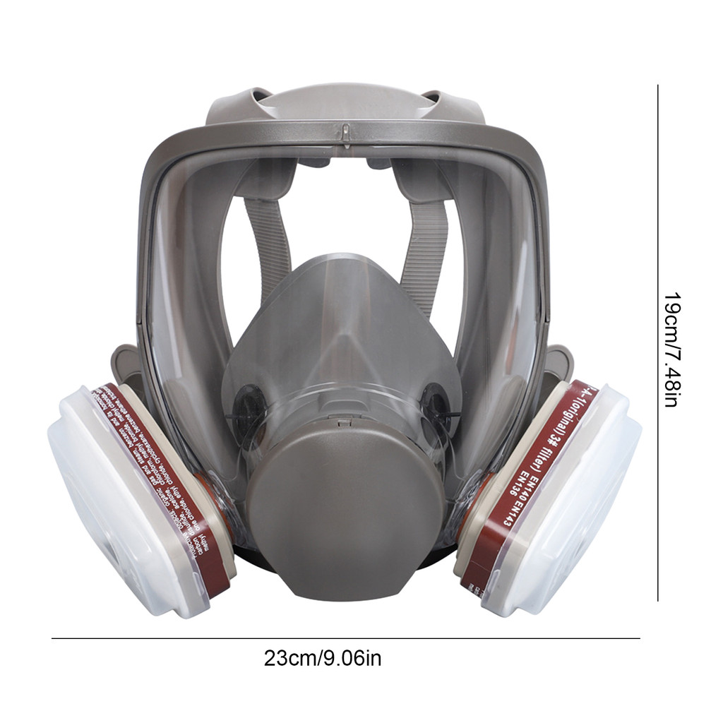 Reusable Respirator Mask Dust Mask Full Respirator Face Cover for Painting Polishing Welding Work