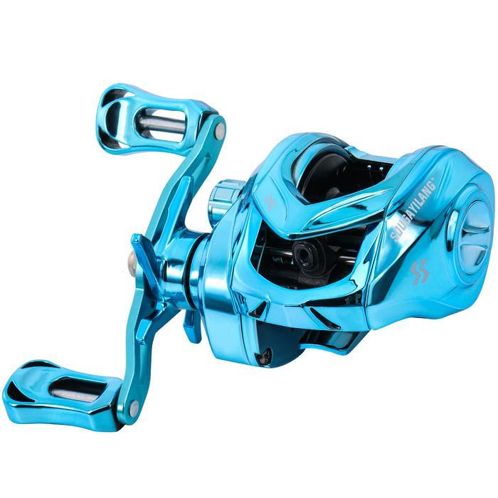 Sougayilang Joran Pancing Baitcasting Fishing Reels Ultra Light One-Way Controlfishing Reel