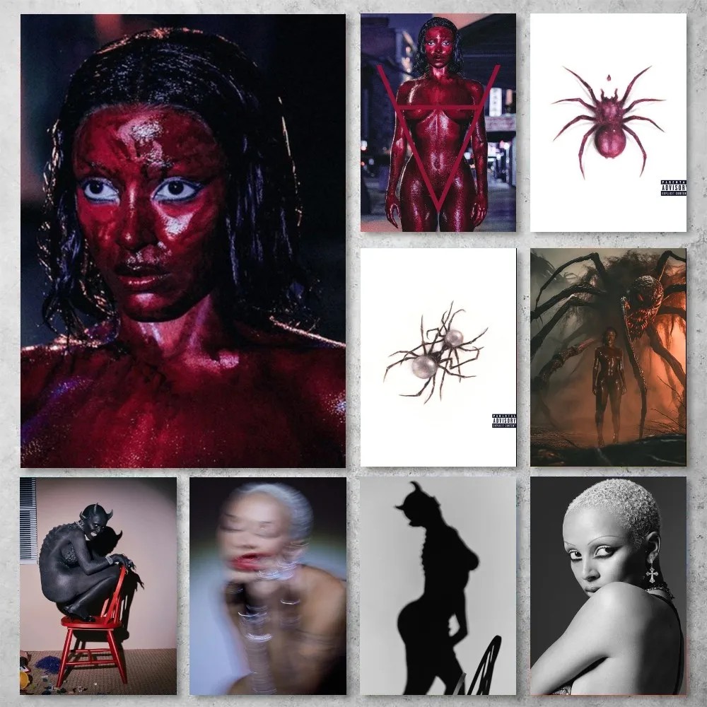 Scarlet Doja Cat Singer New Album Poster Gallery Prints Painting Wall Canvas Pictures Living Room St