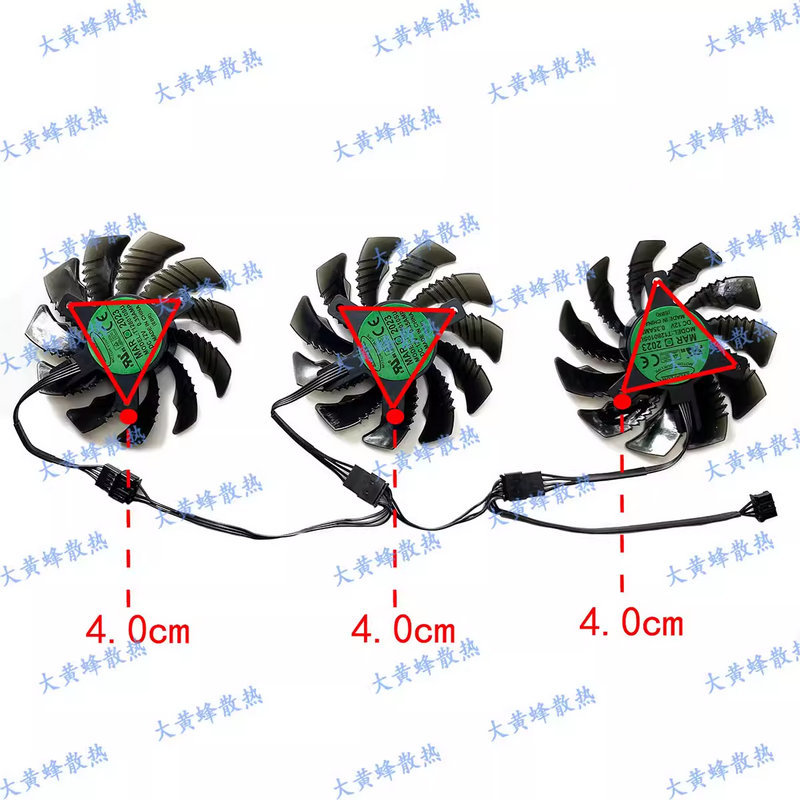 The New Cooling Fan for Gigabyte gtx1070 gtx1070ti gtx1080 gtx1080ti Video Card