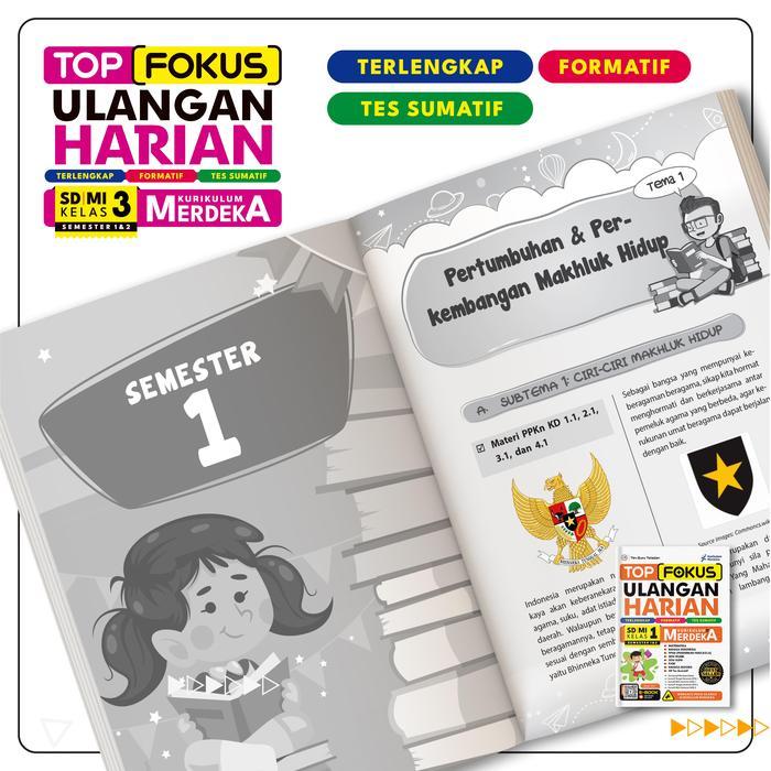 HOT SALE BUKU KURIKULUM TEMATIK TOP FOKUS KELAS 3 SD/MI TERMURAH