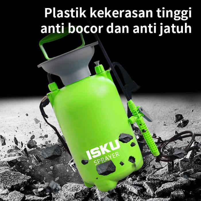 Isku Semprotan Tanaman Sprayer Portable 5 Liter Pressure Semprotan Air 5 Liter Sprayer Tanaman Desai