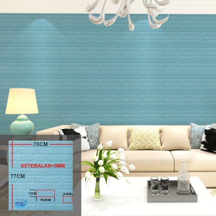 "New" wallpaper dinding tempel foam 3d brick 3.5mm - 3.5mm