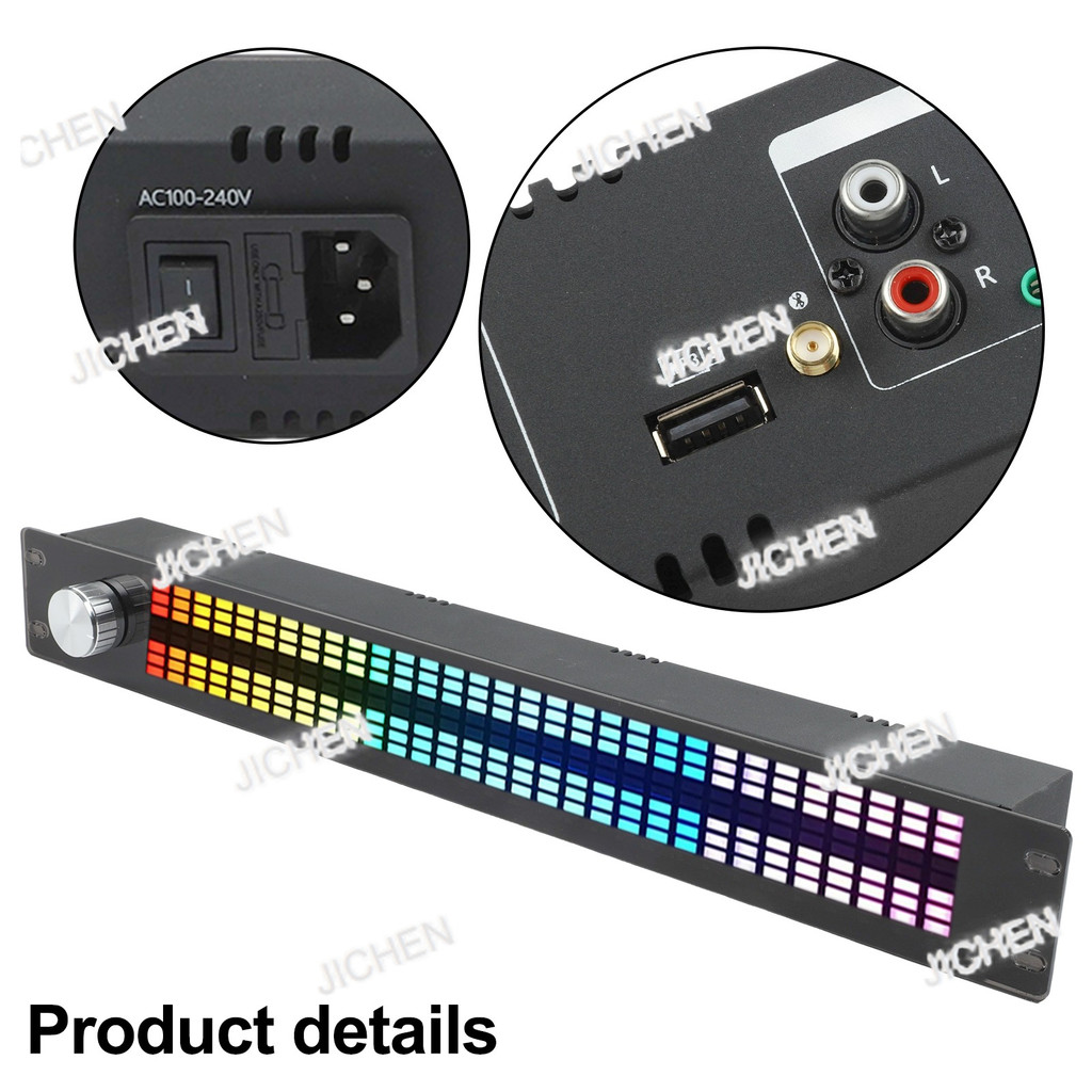 ZQ 1set 31-Bands Music Spectrum Display Dual Channel Synchronous 15-Bands Digital Equalizer Audio