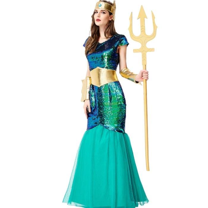 Amphitrite Greece Sea Goddess Costume Adult Woman Halloween Greek