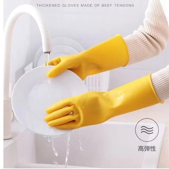 "New" Sarung Tangan Karet Tebal S M L XL Sarung Tangan Latex Cuci Piring / Berkebun