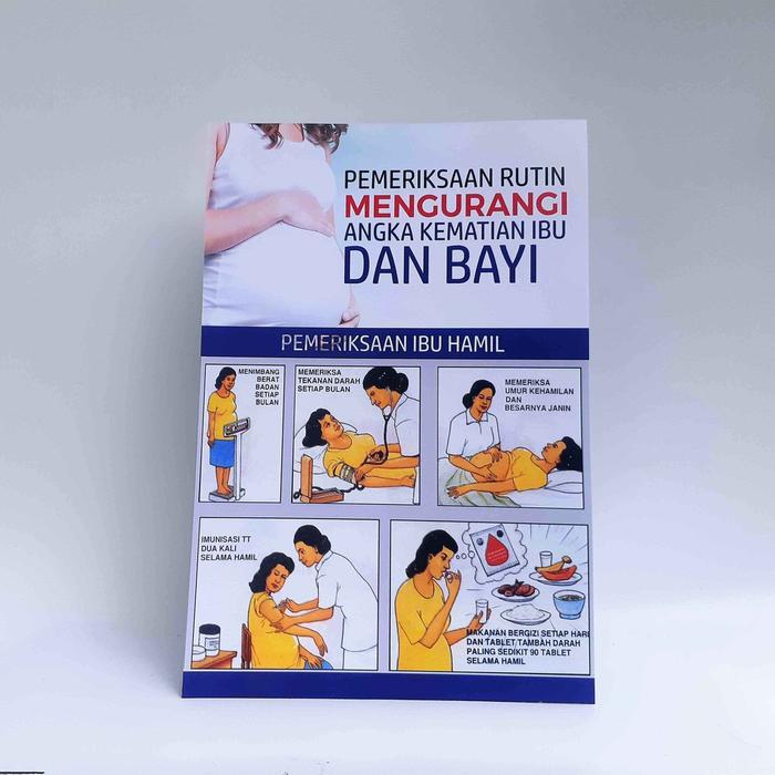 Poster Pemeriksaan Ibu Hamil, Poster Ibu dan Anak, Poster Kehamilan