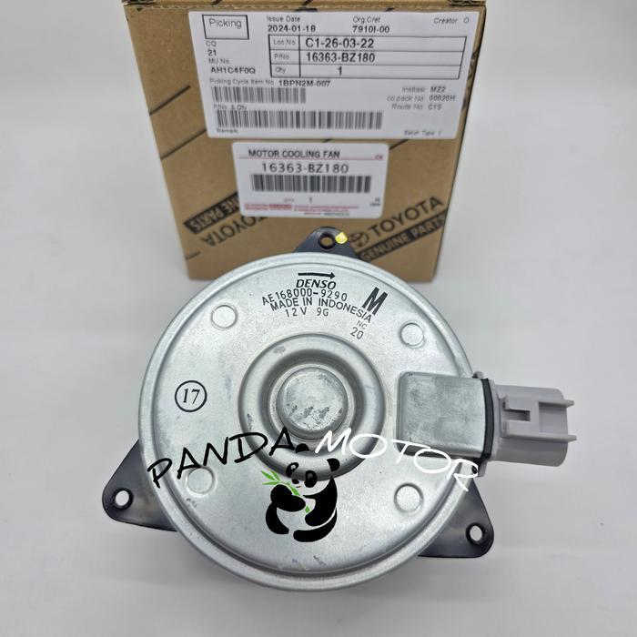 Motor Fan Avanza Grand Xenia Great 2016 2017 2018 2019 2020 2021 16363-Bz180 Original