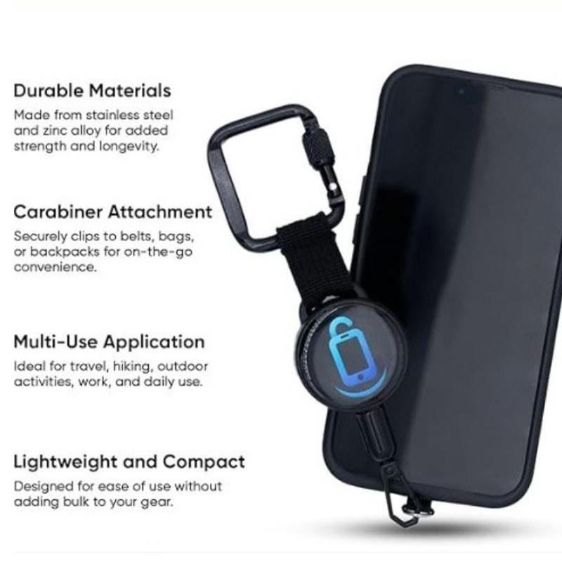 Retractable Phone Tether Portable Anti-Theft Cellphone Straps Prevent Drops Phone Lanyards For Women