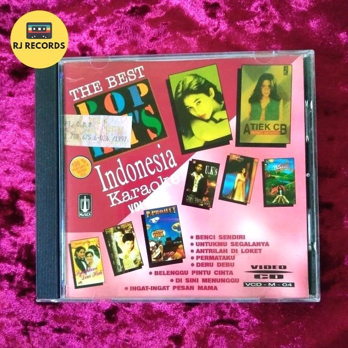 VCD V/A (Nike Ardilla, Atiek CB, dll) - The Best Pop Hits Indonesia Karaoke Vol. 4