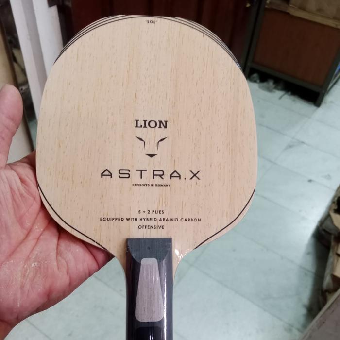 KAYU BET TENIS MEJA LION ASTRA X OFF CARBON ORIGINAL