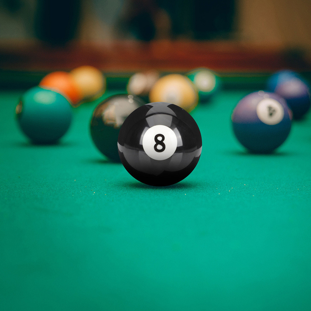8 Billiard Ball Precision Laser-Calibrated Roundness Wear-Resistant Resin Pool Cue Ball For Training