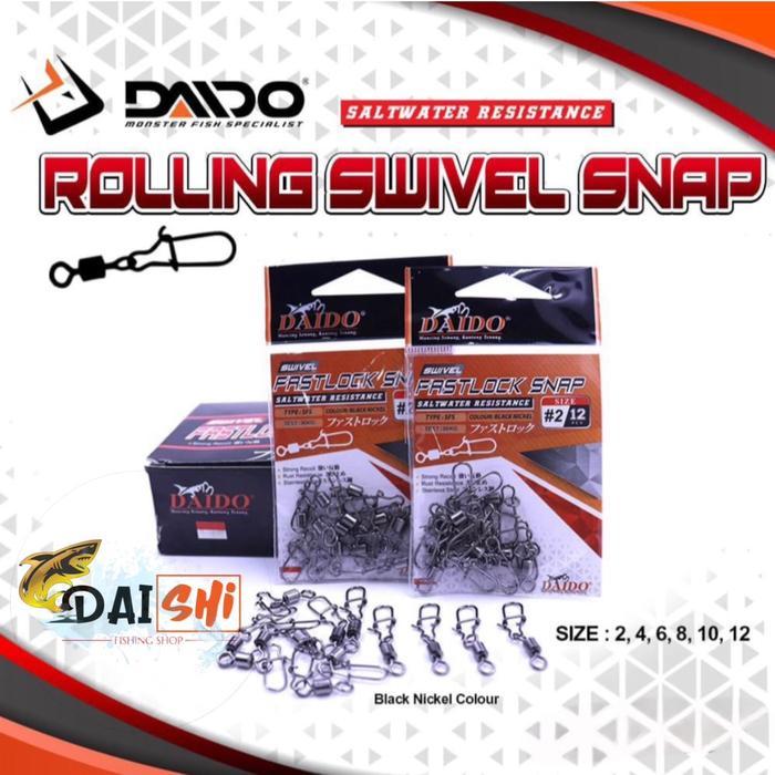 Daido FASTLOCK Rolling Swivel High speed rolling snap