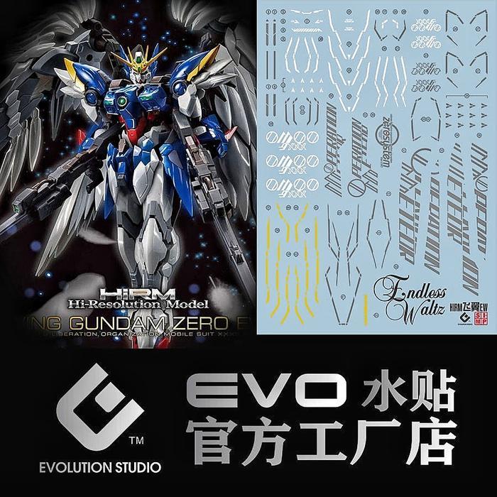 HIRM HIRES WING GUNDAM ZERO EW WATER DECAL EVO SIMP DECAL
