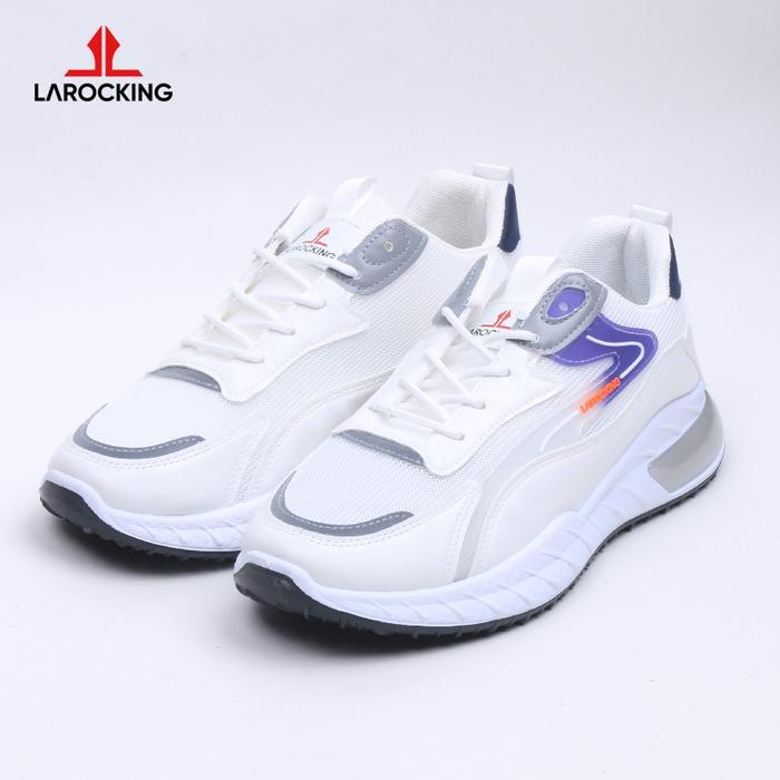 Larocking - Glynt Putih Abu Sepatu Sneakers Casual Gym
