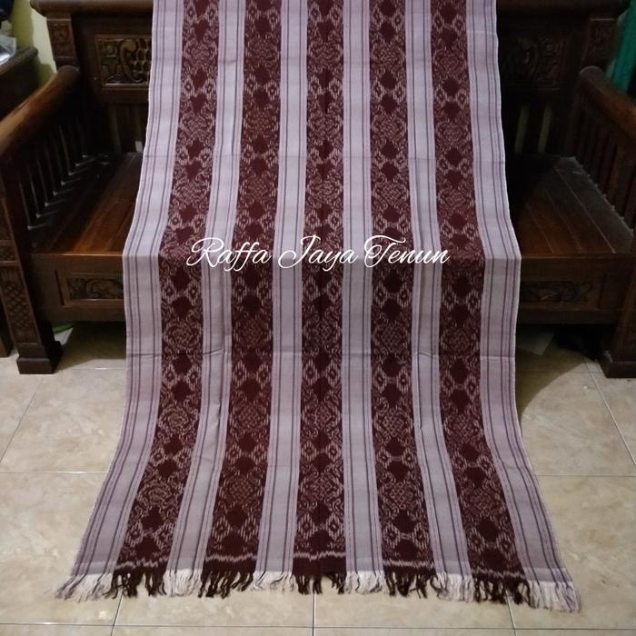 Kain Tenun Blanket Tenun Troso Jepara Halusan Kwalitas Premium Warna Coklat