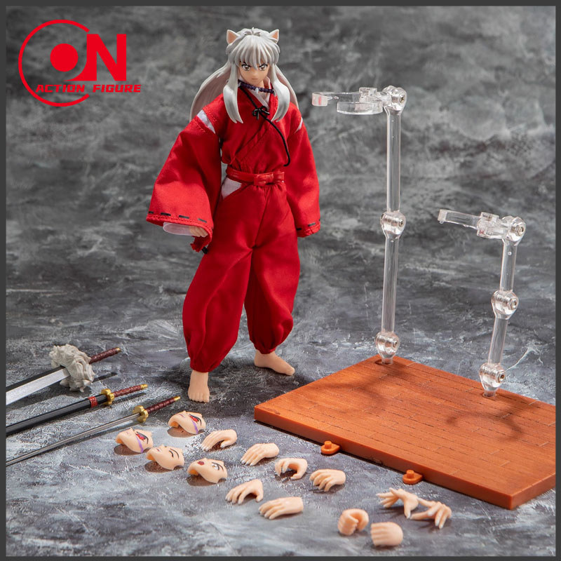 In Stock Anime-land Dasin/Great Toys/GT Inuyasha 1/12 Scale 16cm/6 Inch SHF/S.H.F PVC Action Figure