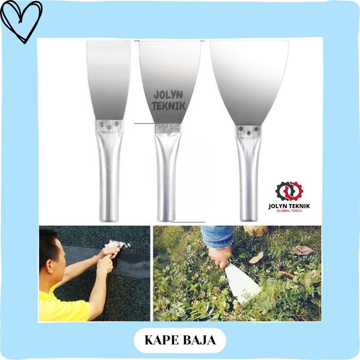 SCRAPER KAPE BAJA PISAU DEMPUL 2 " 3 " 4 " PENGKIKIR DINDING