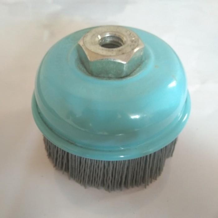 Cup Brush Sikat Mangkok Abrasive Nylon 4 Inch Grid 180 GCA 44