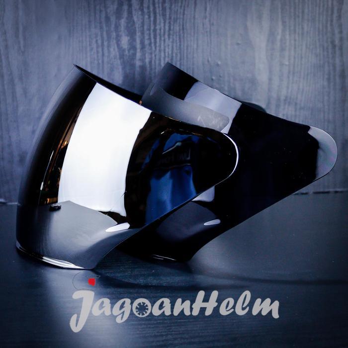 VISOR HELM KYT NFJ IRIDIUM KACA VENOM CLEAN NF-J CUSTOM