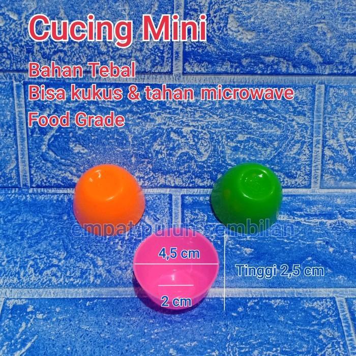 1 lusin cetakan cucing mini - cetakan kue talam