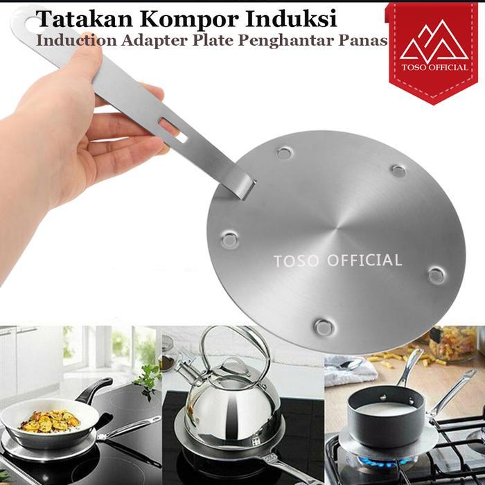 TOSO Tatakan Kompor Induksi Induction Adapter Plate Plat Konverter Kompor Penghantar Panas Plat