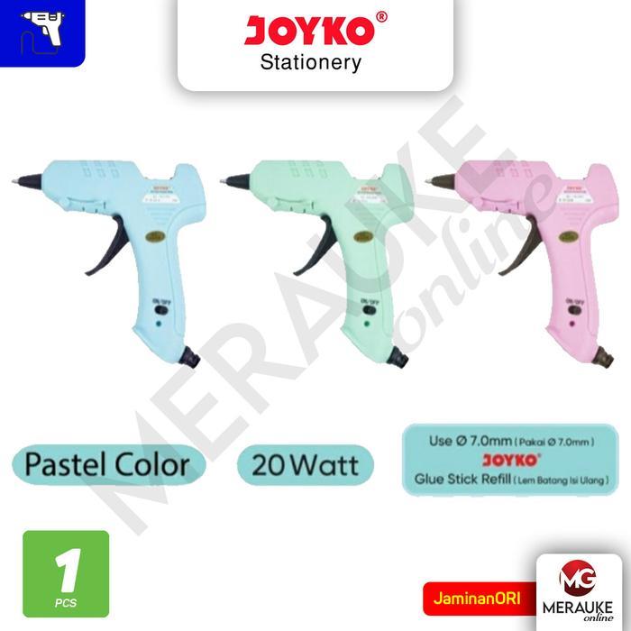 Stok Baru Glue Gun / Lem Tembak JOYKO GG-853 Warna Pastel