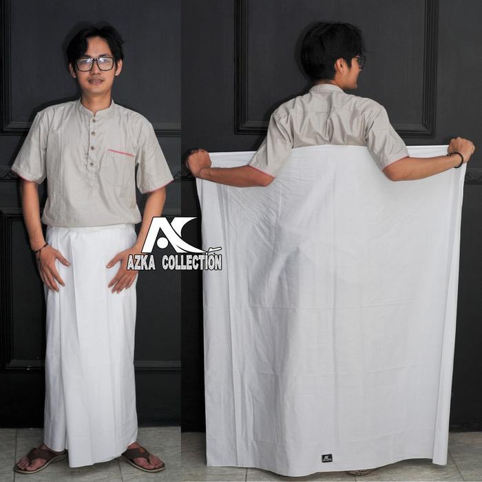 Sarung Hitam Polos / Sarung Polos / Sarung Putih Polos Muslim Santri Muslim Santri