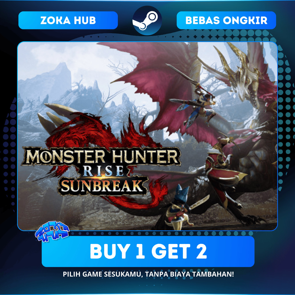 Monster Hunter Rise + Sunbreak DLC Steam Sharing | Offline | Lifetime