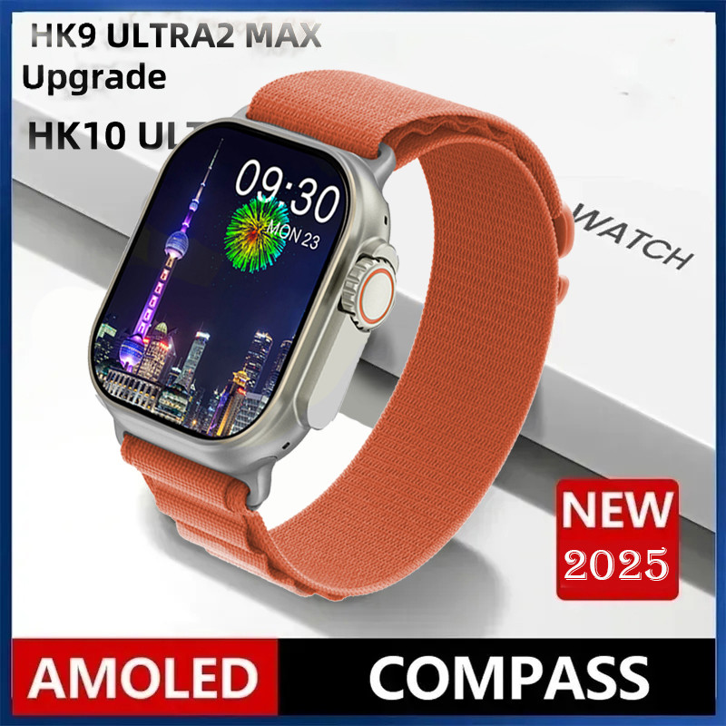 New Origina HK10 ULTRA 3 Smartwatch Men 4G ROM ChatGPT NFC Compass HK9 ULTRA2 MAX Upgrade Watches