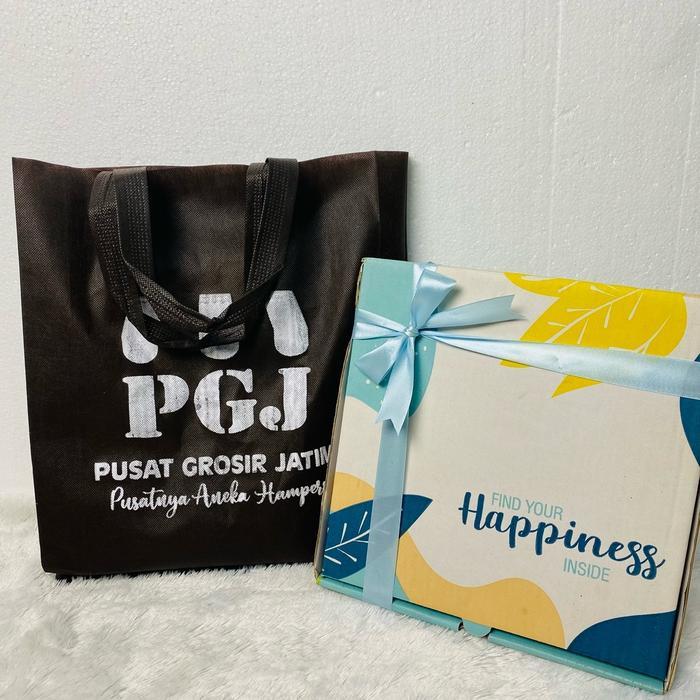 Tas Kado Paperbag Hampers Ukuran 25x30 kardus hampers uk 25x25 Pita