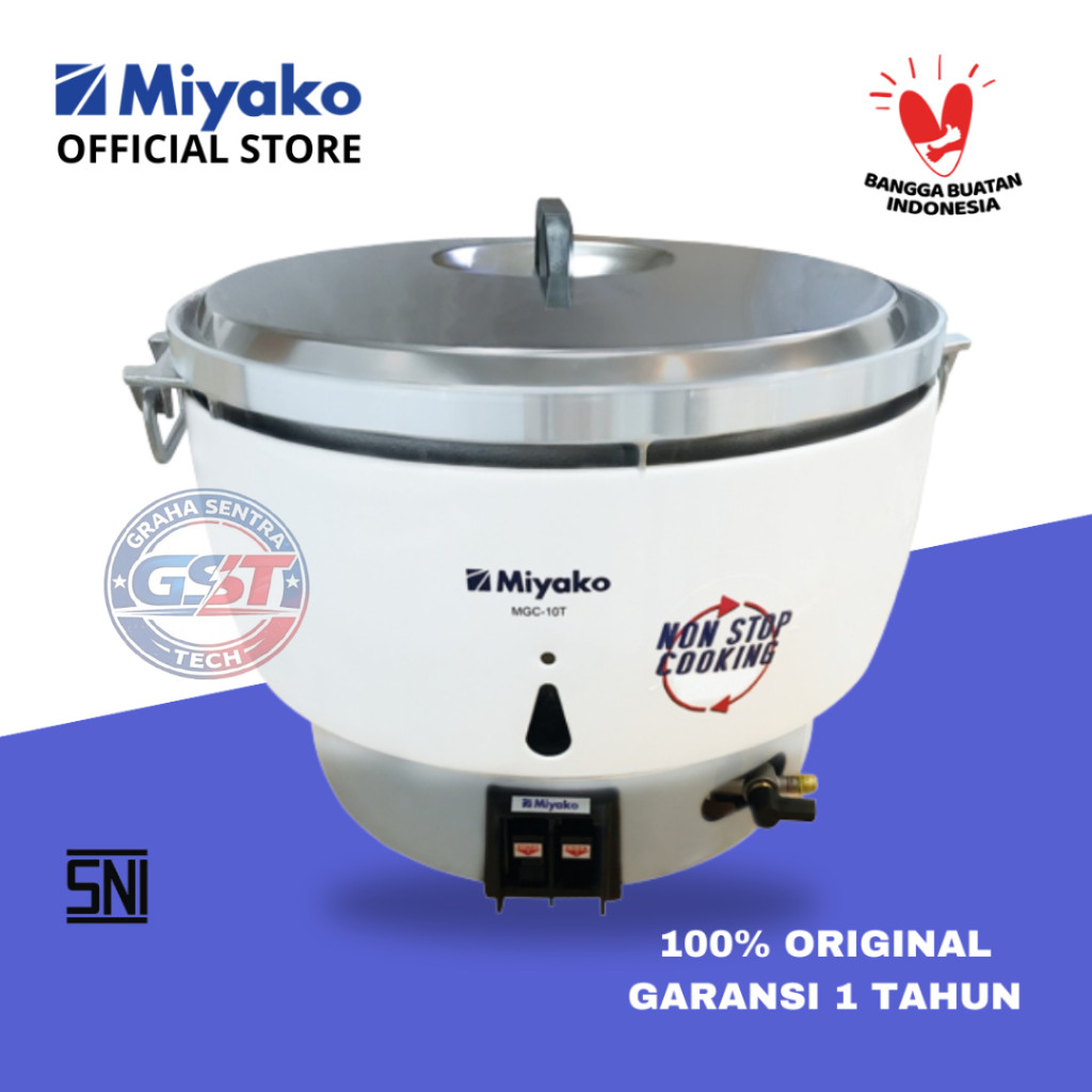 MIYAKO Rice Cooker Gas 20 Liter MGC-10T