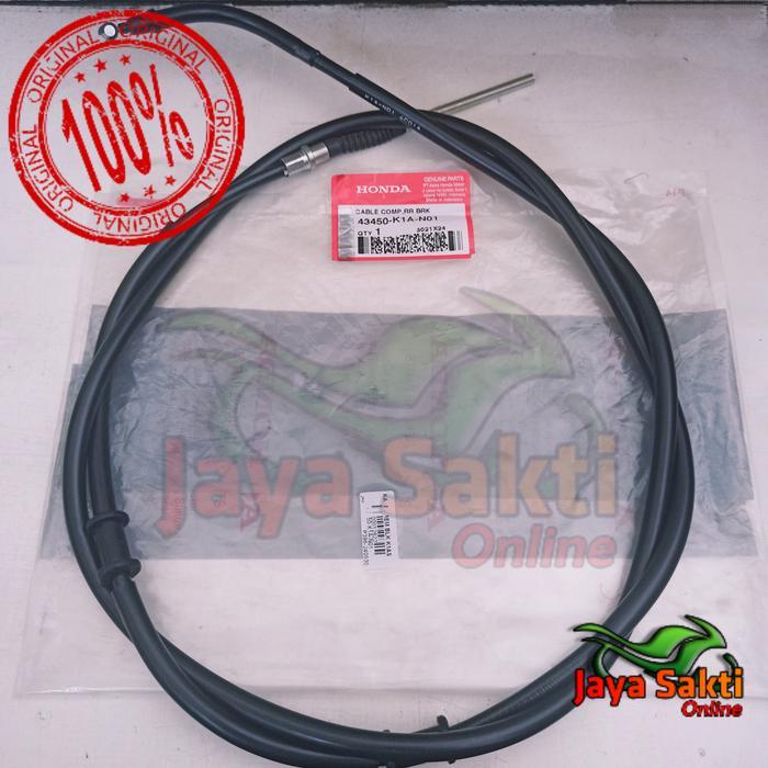 KABEL REM BELAKANG BEAT NEW 2020 DELUXE ASLI HONDA