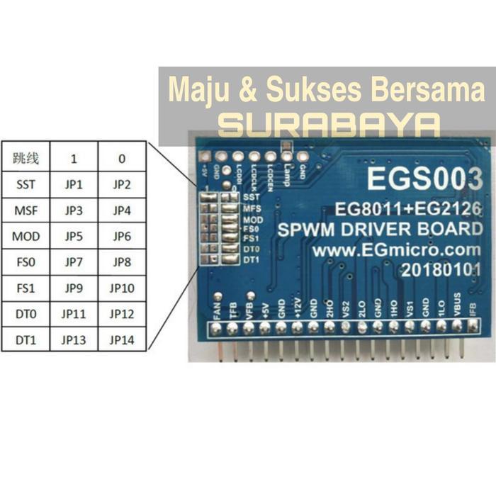 PURE SINE INVERTER DRIVER BOARD MODULE EGS003 EG8011 EG2126 NEW EGS002 ORIGINAL QUALITY
