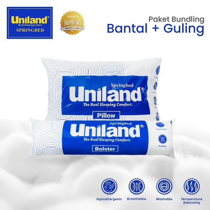 [] Bundling Uniland Bantal Dacron Silicon + Guling Dacron Silicon
