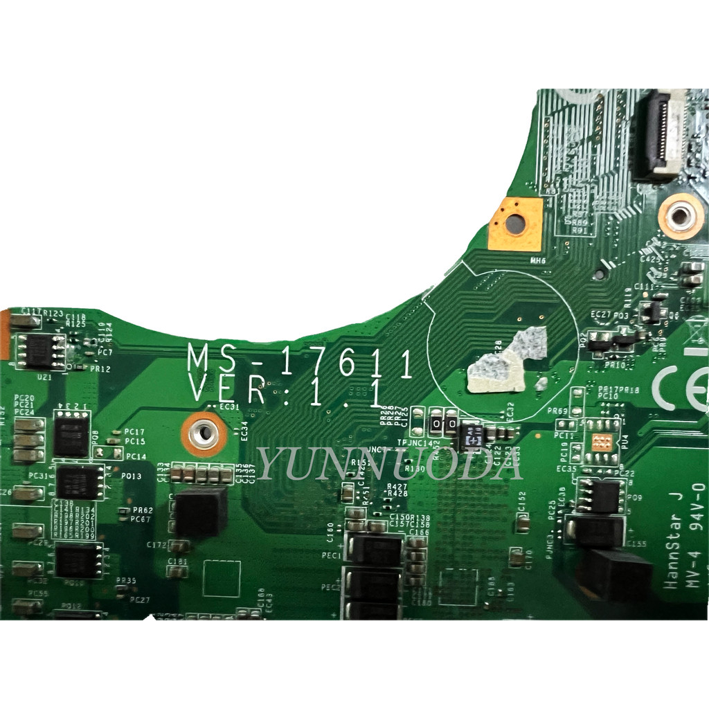 MS-17611 VER 1.1 For MSI GT70 MS-1761 Laptop Motherboard 100% Tested Good