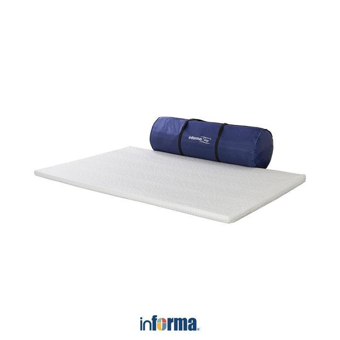 Informa Sleep 100X200 cm Topper Kasur Cooling Latex Pelindung Kasur Alas Tidur Pelapis Matras