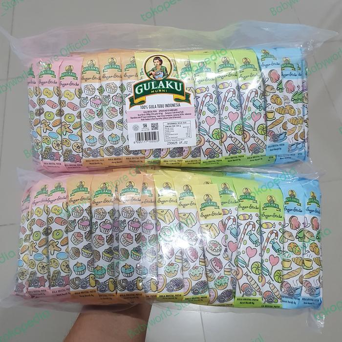 Gulaku Putih gula stick pack 250 sticks x 8gr terlaris