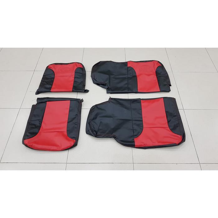COVER JOK DAIHATSU ESPASS PICK UP MERAH HITAM FULL SET KWALITAS BAGUS