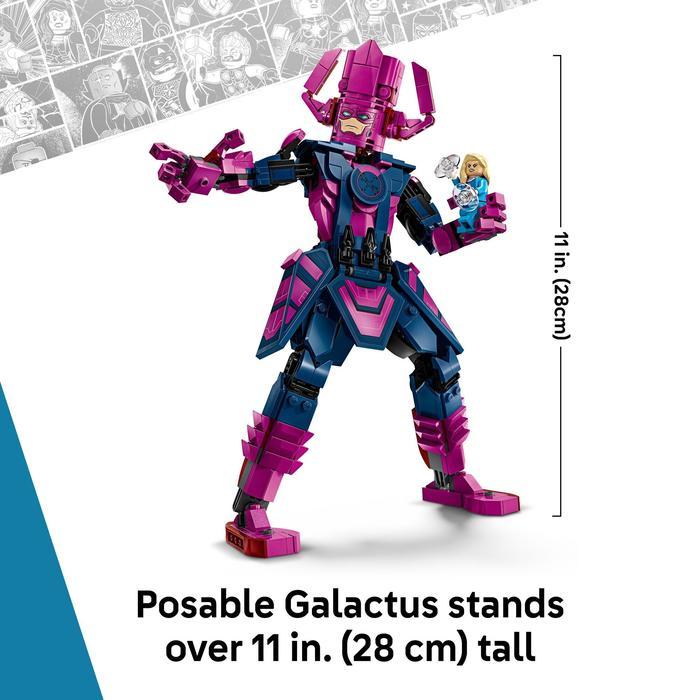 LEGO Super Heroes 76316 Fantastic Four vs. Galactus Construction Figure (427 Pieces), Building
