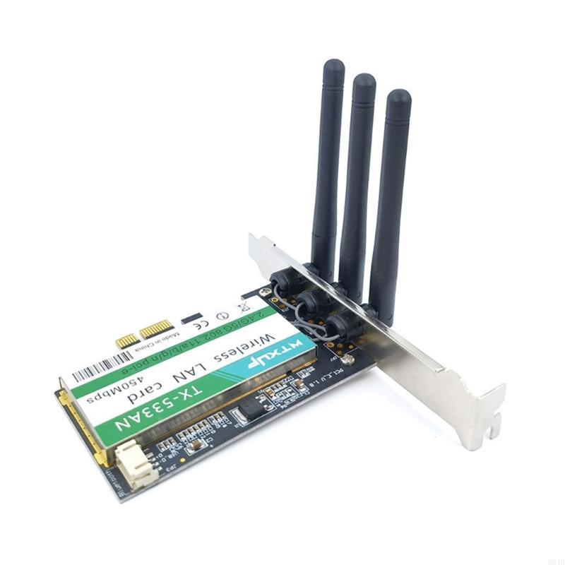 N84B TX-533AN 633ANHMW Dual Band 450Mbps Wireless Card PCI-E Card 802.11N for 6300 Desktop Adapter