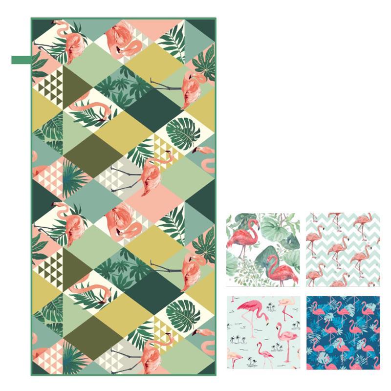 Beach Mat Swimming Personalized Flamingo Beach Towel Sand Free Quick Drying Beach Towel Microfiber B