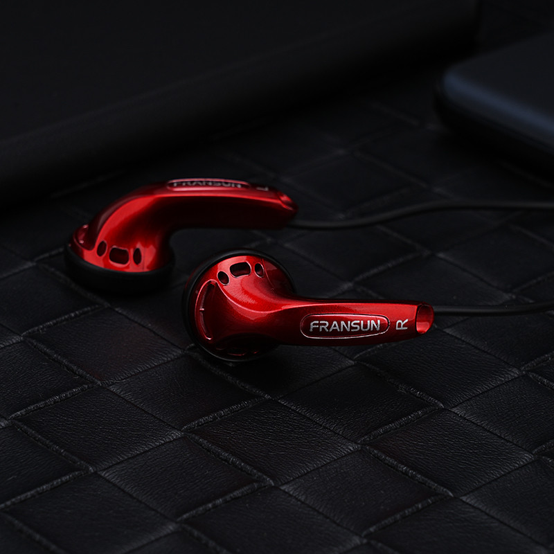 Fransun 1st Gen Flat-Head Earphones 15.4mm Dynamic Driver Earbuds 15.4mm Dynamic HiFi Sound