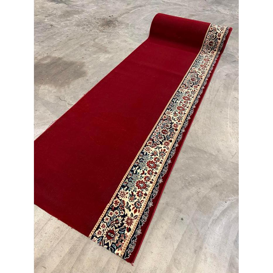 Karpet Masjid / Karpet Mushola / Sajadah Masjid Premium Tebal Meteran Custom Design Turki Merah /