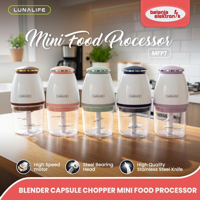 Philips - Blender Capsule Chopper Food Processor Mini Penggiling Buah Daging Dan Sayur 700Ml Mfp-7