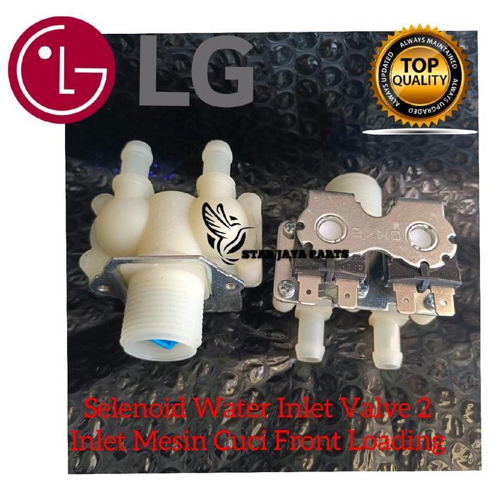 Selenoid Water Inlet Valve 2 Inlet Mesin Cuci LG Front Loading Selenoid Mesin Cuci LG