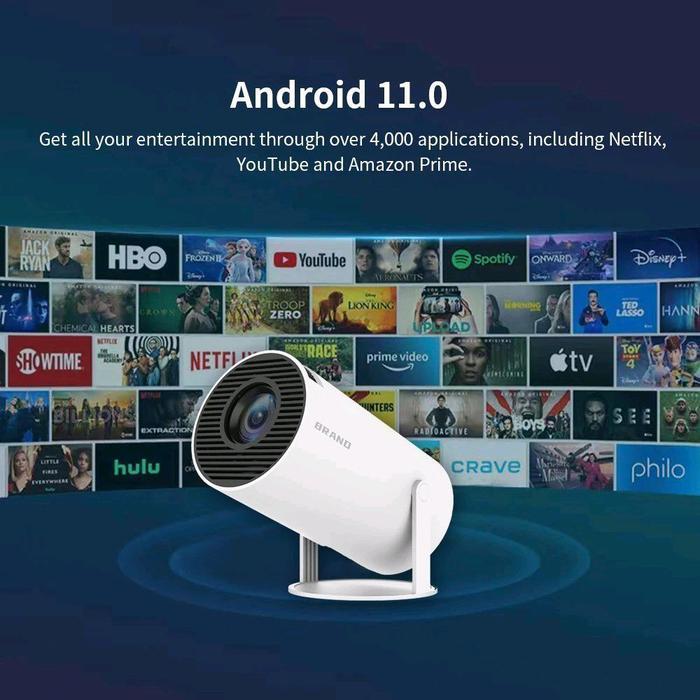 Proyektor Mini HY 300 4K Android 11 1080p