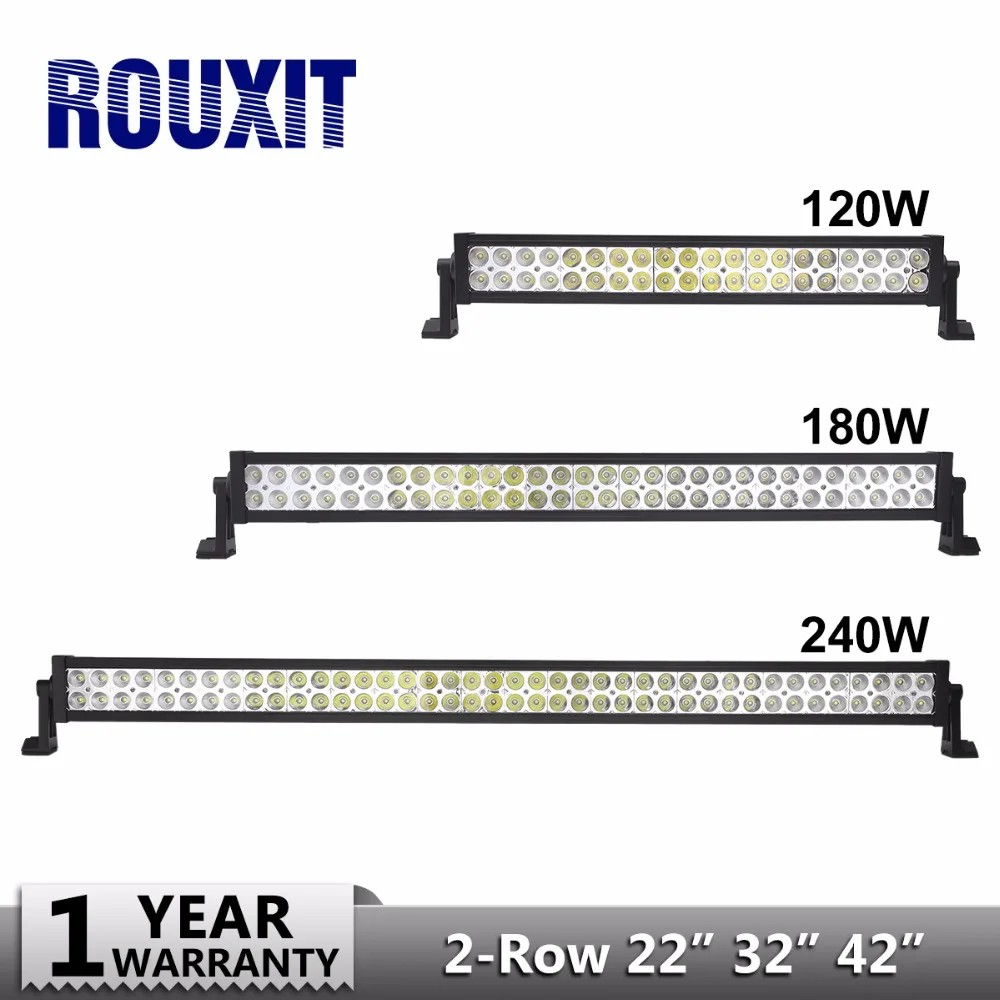 LED bar offroad 120W 240W 180W led light bar off road 4X4 fog Led work lights bar car trucks tractor