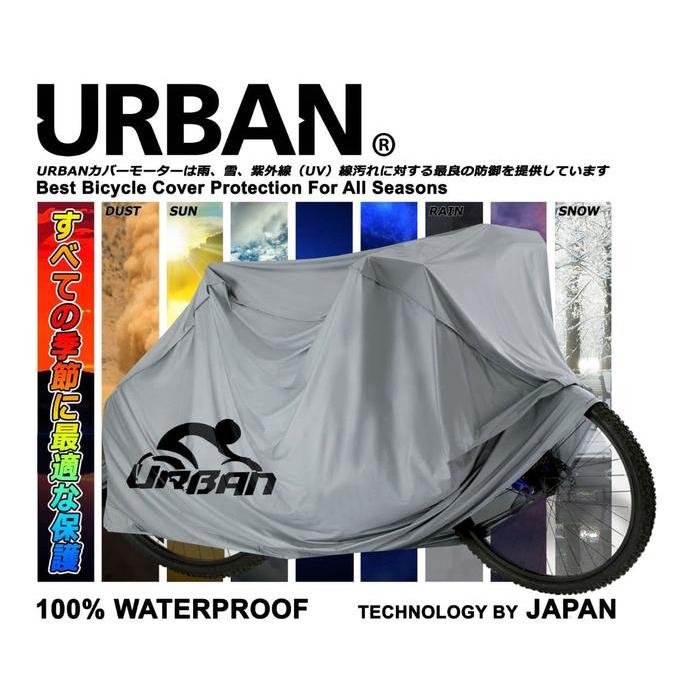 SARUNG SEPEDA BICYCLE COVER URBAN WATERPROOF SANTA CRUZ UNITED BIKE