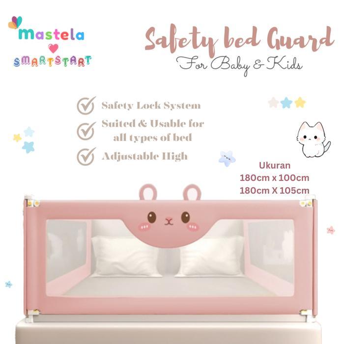 Mastela Baby Bed Rail Safety Guard Bed Guard Rail Fence Pagar Pembatas Pengaman Pagar Kasur Bayi